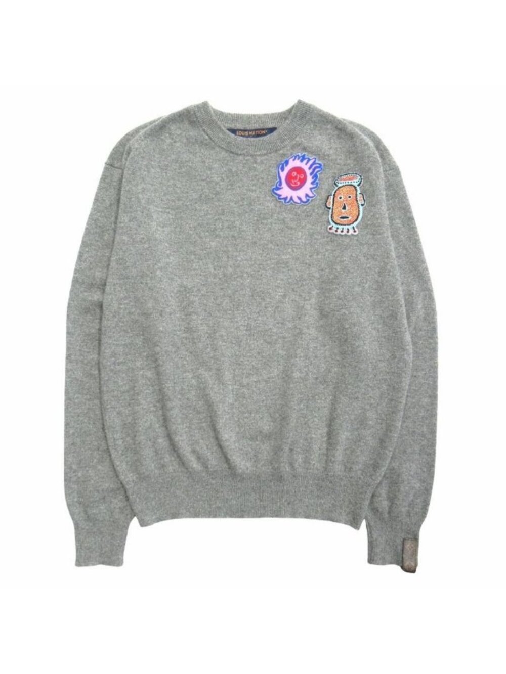 Louis Vuitton Face Patch Cashmere Knit Sweater Collaboration Monogram